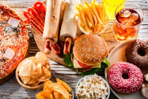 unhealthy processed foods