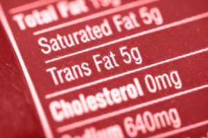 Trans Fat on label